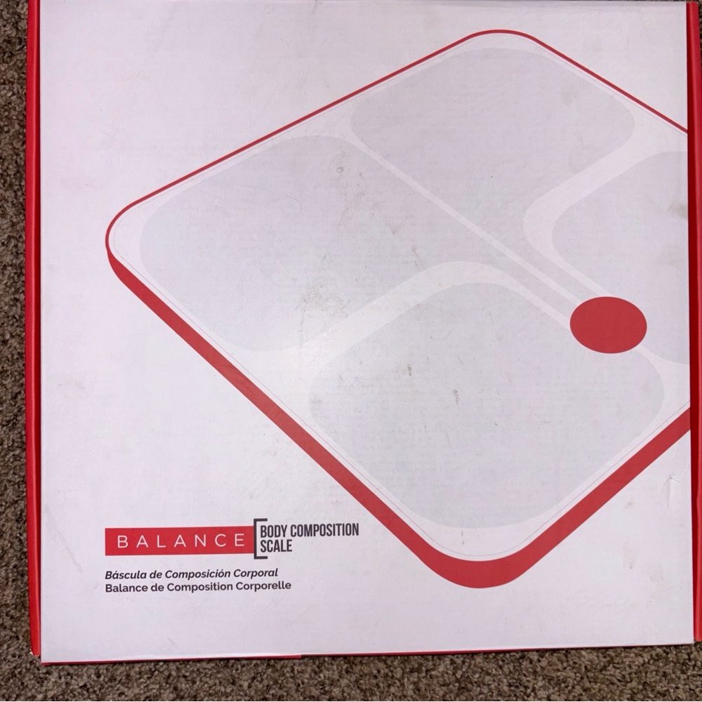 BALANCE Body Composition Scale in Black